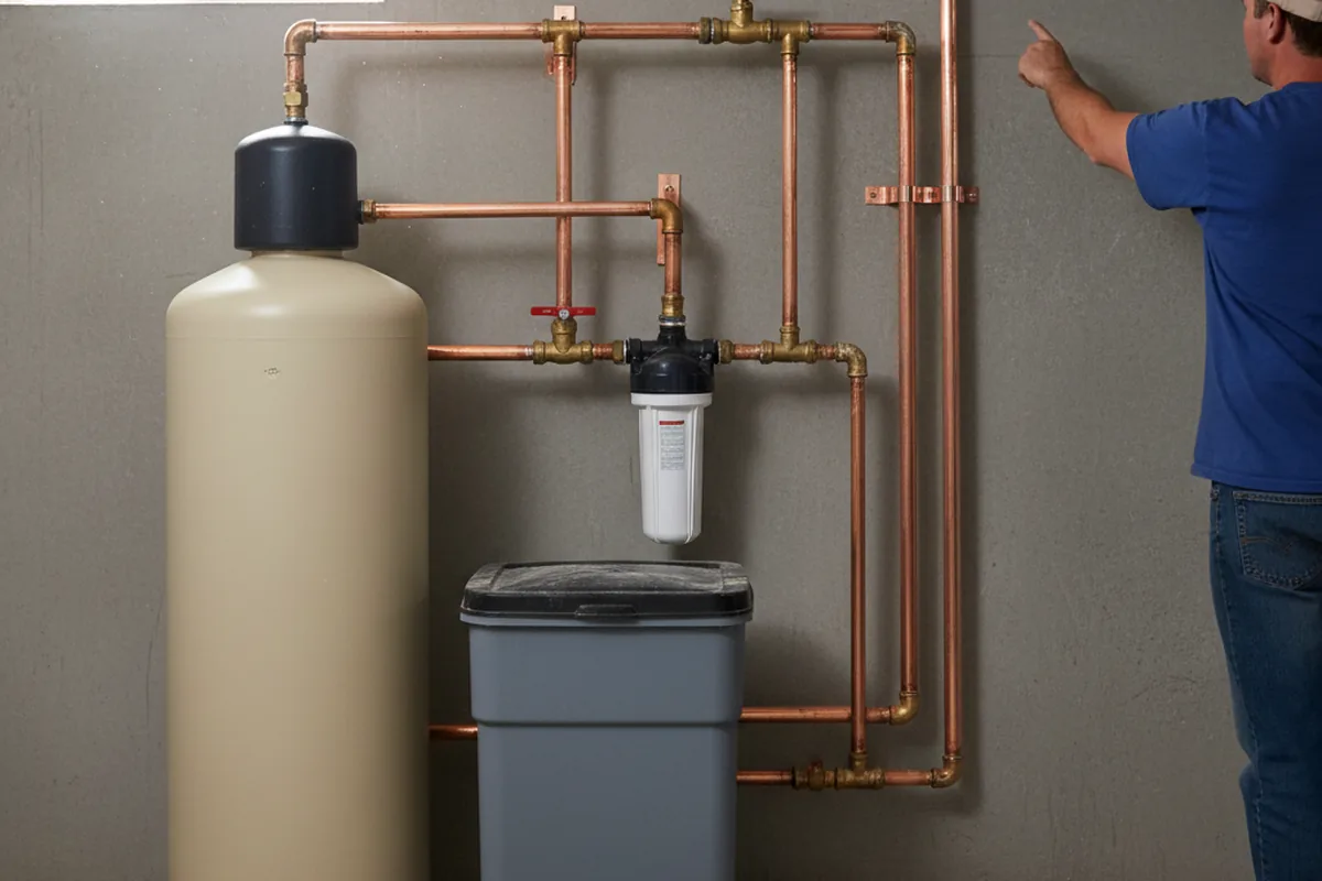 Whole-house water treatment system installed in Epping